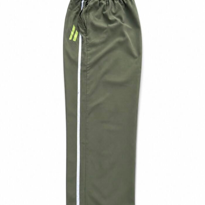 Phenz Essentials Wide-Leg Track Pants – Olive